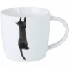 Maxwell And Williams Marc Martin Feline Friends Mug 400ml - Just Hanging On
