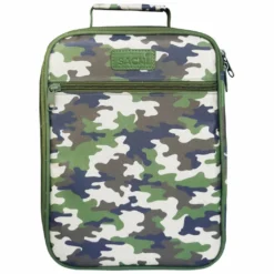 Sachi Insulated Junior Lunch Tote - Camo Green