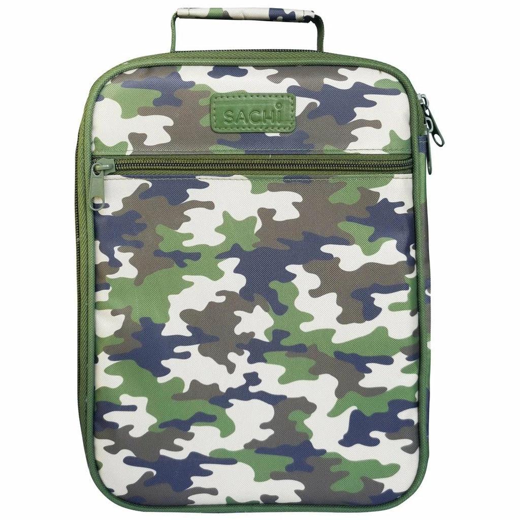 Sachi Insulated Junior Lunch Tote - Camo Green