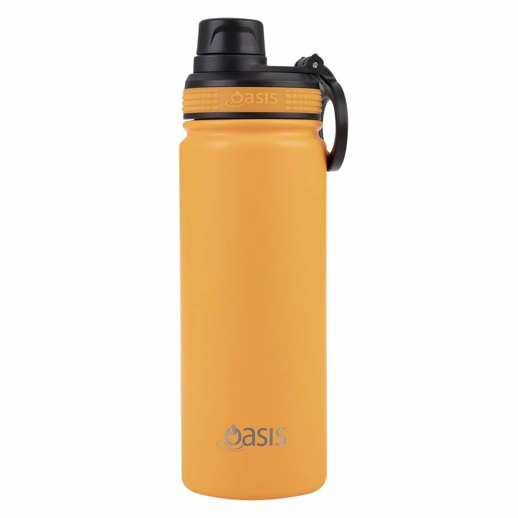 Oasis Insulated Challenger Bottle With Screw Cap 550ml Neon Orange