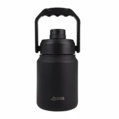Oasis Insulated Mini Jug With Carry Handle 1.2L Black