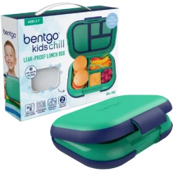 Bentgo Kids Chill Leak Proof Bento Lunch Box Green Royal