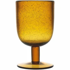Ecology Cove Goblet 285ml Set Of 4 Amber