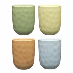 Ecology Speckle Set Of 4 Cuddle Mugs 250ml Vintage