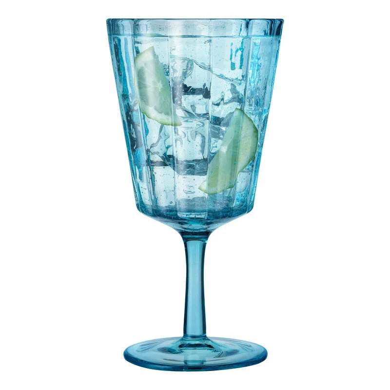 Ecology Adrift Set Of 4 Goblets 325ml Blue - Image 4