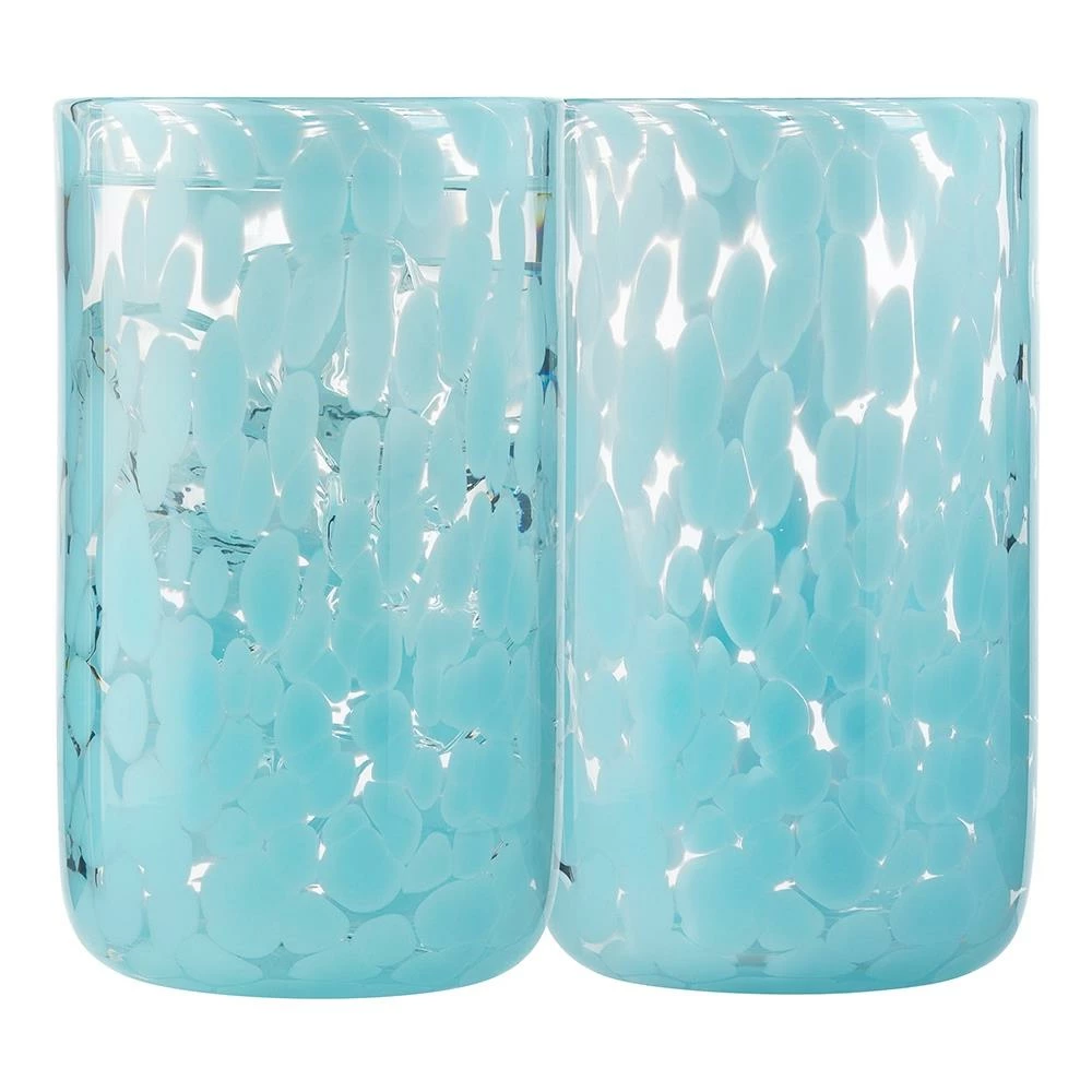 Ecology Samara Set Of 4 Hi Ball Tumblers 400ml Blue