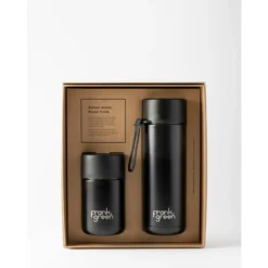 Frank Green Desk Buddy Gift Set 10oz Cup + 20oz Bottle - Midnight