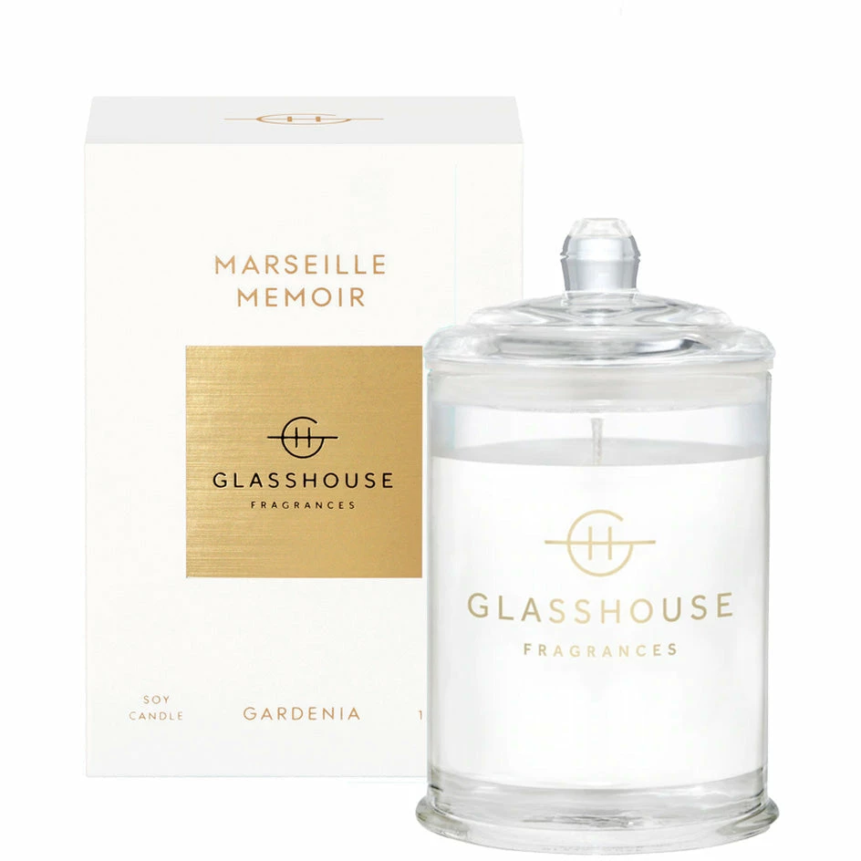 Glasshouse Fragrances Marseille Memoir 60g Candle - Gardenia
