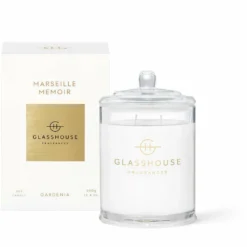 Glasshouse Fragrances Marseille Memoir - Gardenia 380g Triple Scented Candle