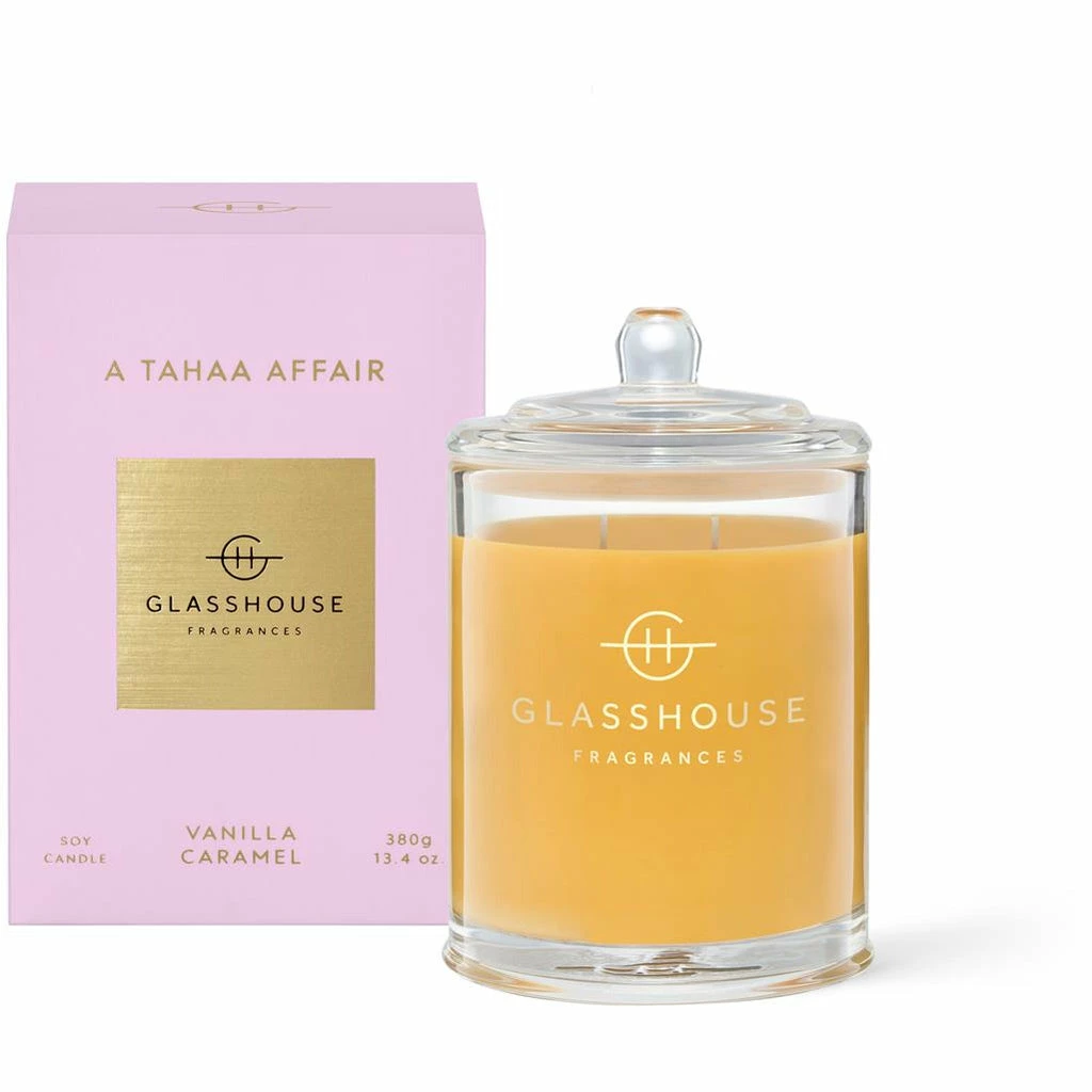 Glasshouse Fragrances A Tahaa Affair - Vanilla Caramel 380g Triple Scented Candle
