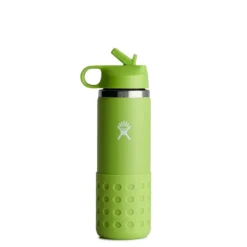 Hydro Flask 20 Oz Kids Wide Mouth Straw Lid Seagrass