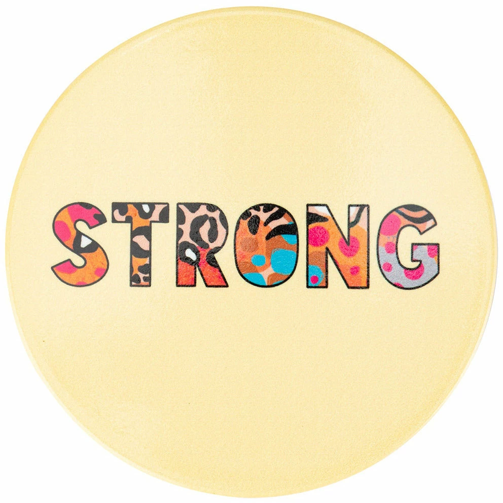 Maxwell And Williams Kasey Rainbow Be Fierce Ceramic Coaster 10cm Strong
