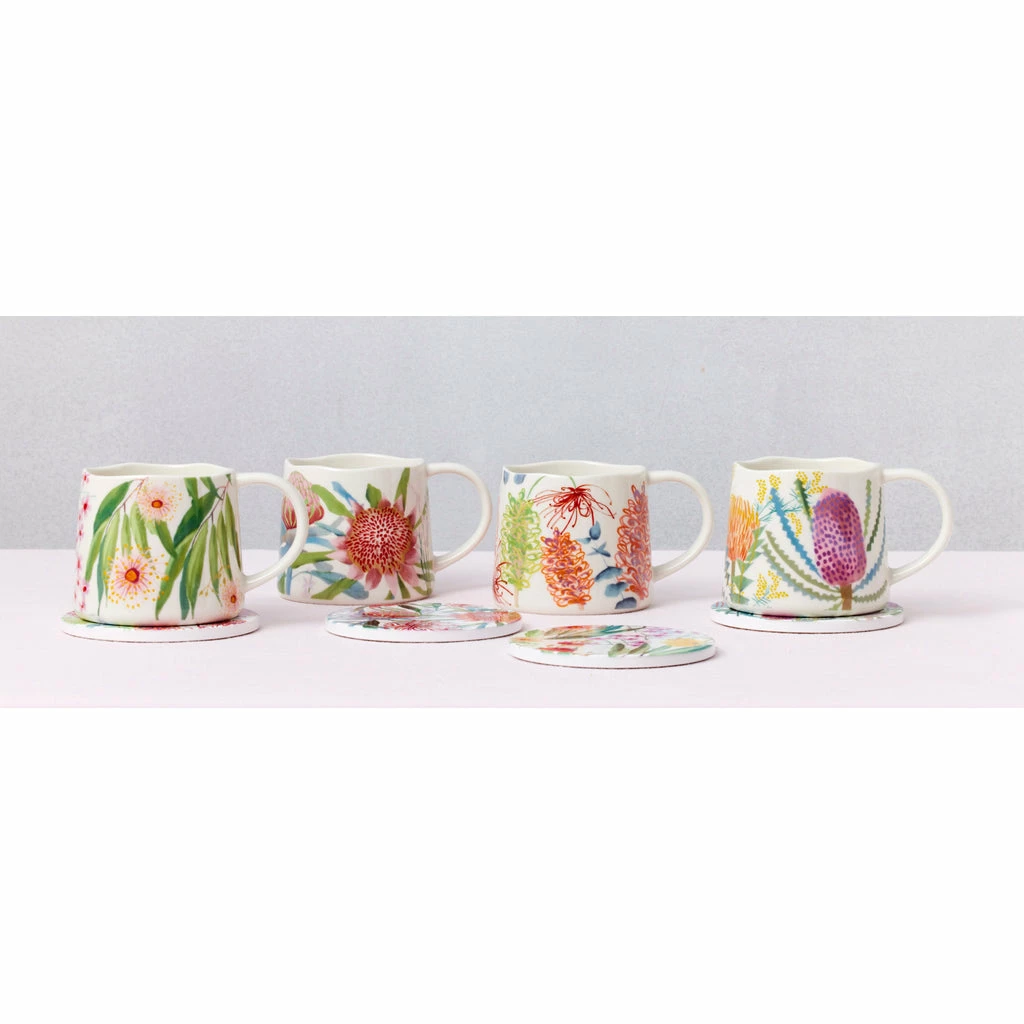 Maxwell And Williams Royal Botanic Gardens Native Blooms Mug 350ML Eucalypts - Image 3