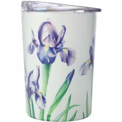 Maxwell And Williams Katherine Castle Floriade Double Wall Insulated Cup 360ml Irises