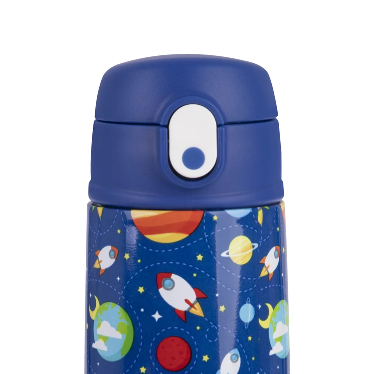 Oasis Kids Drink Bottle With Sipper 400ml Outer Space - Image 5