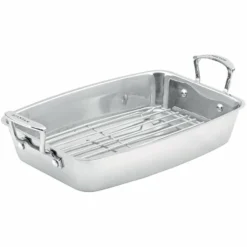 SCANPAN Impact Roaster With Rack - 44.5cm X 26cm