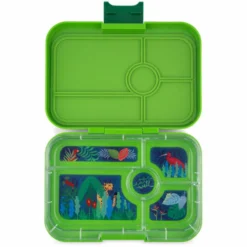 Yumbox Tapas 5 Compartment Bento Style Lunch Box - Go Green